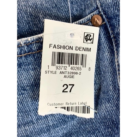 And Now This Women's Augie Distressed Ultra High-Rise 90's Boyfriend Shorts SZ27 - Picture 10 of 10